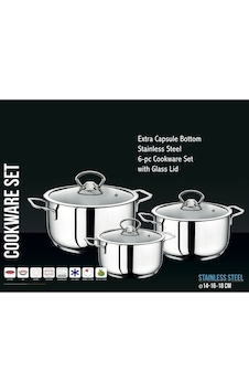 New Bonmarche 6 Pcs Mini Tencere Seti Metalik Model:clk001 New Bonmarche 6 Pcs Mini Tencere Seti Metalik Model:clk001