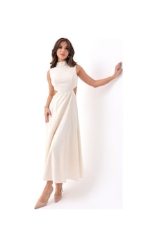 Meleners 7094 Elbise-bej Bej