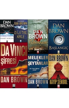 Davinci Şifresi-Melekler Şeytanlar-Kayıp Sembol-Cehennem 7 Kitap