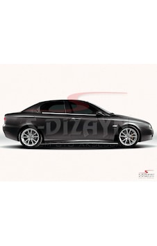 S-Dizayn Alfa Romeo 156 Krom Cam Çıtası 4 Prç 1997-2007