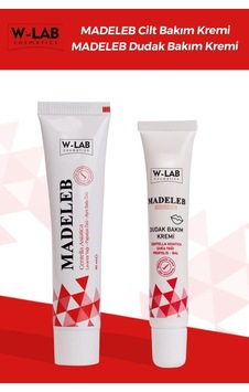 W-Lab Cosmetics Madeleb Dudak Bakım Kremi + Madeleb Krem Set