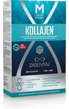 Zade Vital Marine Kollajen 40 Kapsül Zade Vital Marine Kollajen 40 Kapsül