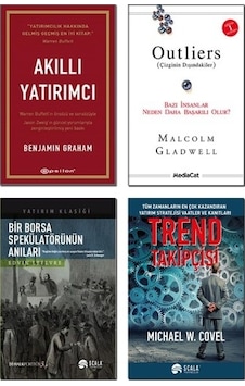 Bir Borsa Spekülatörünün Anıları + Trend Takipçisi + Akıllı Yatırımcı + Outliers - 4 Kitap Bir Borsa Spekülatörünün Anıları + Trend Takipçisi + Akıllı Yatırımcı + Outliers - 4 Kitap