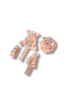 4 Lü Pudra Saten Broş Set,yaka İğnesi, Yaka Cicegi ,gül Broş Pudra 4 Lü Pudra Saten Broş Set,yaka İğnesi, Yaka Cicegi ,gül Broş Pudra