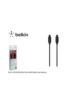 Belkin Blk-F3Y092Bf0.5M 0 5Mt M-M Optik Ses Kablos Belkin Blk-F3Y092Bf0.5M 0 5Mt M-M Optik Ses Kablos