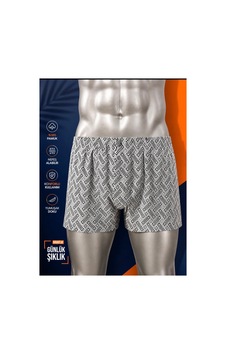 No Brand Renkli Boxer Beyaz Beyaz