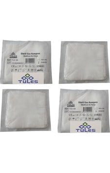 Tules Steril Hidrofil Gazlı Bez Kompres 30 x 80 CM 10 Adet Tules Steril Hidrofil Gazlı Bez Kompres 30 x 80 CM 10 Adet