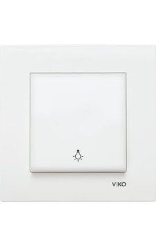 Viko Karre 90967003 Beyaz Light Çerçeveli Anahtar