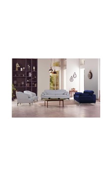 İdeal Home Nıza Oturma Grubu 3+3+1+1 Lacivert İdeal Home Nıza Oturma Grubu 3+3+1+1 Lacivert