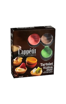 L'appetit Tartolet 18'li Kırmızı, Yeşil, Kahverengi Hazır Tart Tabanı 250g 4'li Avantaj Paketi Tarı L'appetit Tartolet 18'li Kırmızı, Yeşil, Kahverengi Hazır Tart Tabanı 250g 4'li Avantaj Paketi Tarı