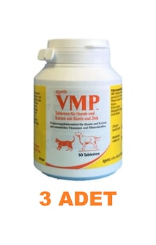 Zoetis Vmp Kedi ve Köpek Için Vitamin 3 x 50 Tablet