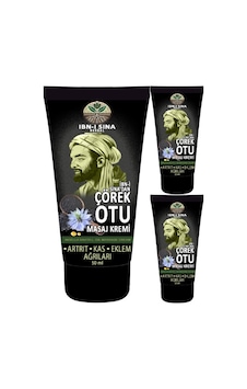 3 Adet İbn-i Sina Çörek Otu Kremi 50 Ml Sırt Bel Kas Diz Kemik ina Teskin Edici Masaj Kremi 3 Adet İbn-i Sina Çörek Otu Kremi 50 Ml Sırt Bel Kas Diz Kemik ina Teskin Edici Masaj Kremi