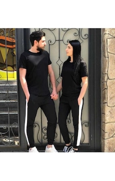 Giyinbizden Siyah Eşofman Takımı Siyah