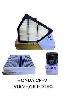 Honda Cr-v Iv Rm 1.6 İ-dtec 3lü Filtre Seti
