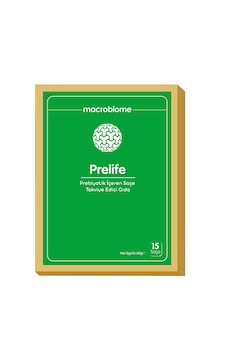 Macrobiome Prelife Prebiyotik Lif içeren Takviye Edici Gıda 15 Saşe