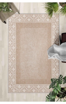 Kaymaz Taban Yıkanabilir Halı Mutfak, Salon, Yatak Odası İçin Modern Dijital Baskı Halı Slnhalı37 - 0117 Çok Renkli
