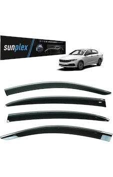 Sunplex Kromlu Cam Rüzgarlığı Fiat Egea 2015-2024 İle Uyumlu Sunplex Kromlu Cam Rüzgarlığı Fiat Egea 2015-2024 İle Uyumlu