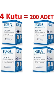 Fora G20 Test Stribi 200 Adet Fora G20 Test Stribi 200 Adet