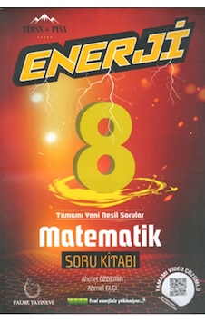 Palmekitabevi-Palme 8.Sınıf Enerji Matematik Soru Kitabı Palmekitabevi-Palme 8.Sınıf Enerji Matematik Soru Kitabı