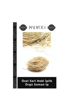 Özel Seri Hobi İplik Örgü Saman İp