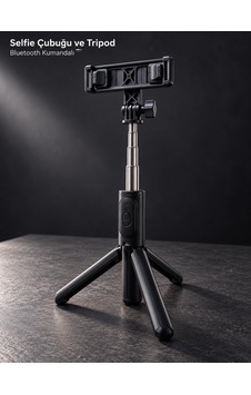 Yatay Ve Dikey Çekime Uygun Döner Başlıklı Katlanabilir Selfie Çubuğu Çok Renkli Yatay Ve Dikey Çekime Uygun Döner Başlıklı Katlanabilir Selfie Çubuğu Çok Renkli