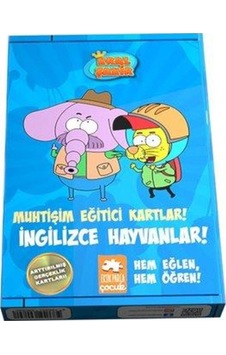 Kral Şakir Muhtişim Eğitici Kartlar Ingilizce Hayvanlar - Eksik P Kral Şakir Muhtişim Eğitici Kartlar Ingilizce Hayvanlar - Eksik P