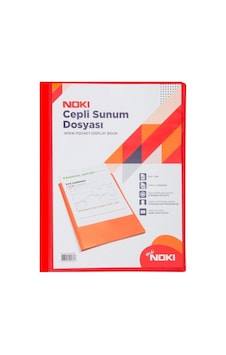 Noki Sunum Dosyası 40 Lı Ön Cepli Kırmızı Diğer Noki Sunum Dosyası 40 Lı Ön Cepli Kırmızı Diğer