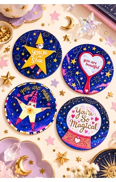 You're Magical Sihirli Dünya Temalı 4 Lü Bardak Altlığı Set 9 Cm, 3 Mm Ahşap Mdf, Dijital Baskı - 933651856 Diğer You're Magical Sihirli Dünya Temalı 4 Lü Bardak Altlığı Set 9 Cm, 3 Mm Ahşap Mdf, Dijital Baskı - 933651856 Diğer