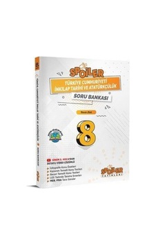 Spoiler Yayınları 8. Sınıf Lgs Inkilap Tarihi Soru Bankası