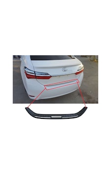 Toyota Corolla Uyumlu 2014 2018 Arka Tampon Eşik Koruma Toyota Corolla Uyumlu 2014 2018 Arka Tampon Eşik Koruma