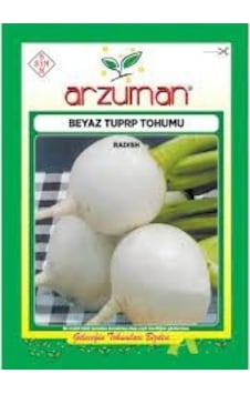 Arzuman Beyaz Turp Tohumu 10 GR Arzuman Beyaz Turp Tohumu 10 GR