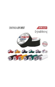 Bay-Tec Mk0800 Sarı 10Lu Elektrik Bandı Bay-Tec Mk0800 Sarı 10Lu Elektrik Bandı