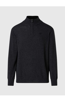 North Sails Gri Erkek Kazak Ns0000699490 Koyu Gri Melanj