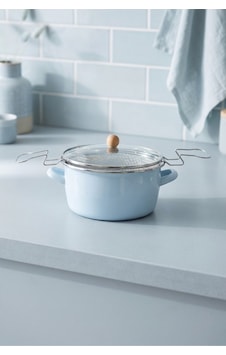 Bambum Lumino Emaye Kızartma Tencere 22 Cm Mavi B7694 Bambum Lumino Emaye Kızartma Tencere 22 Cm Mavi B7694