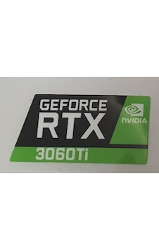 Nvidia Geforce Rtx 3060 Ti Sticker Yatay Etiket D151 Nvidia Geforce Rtx 3060 Ti Sticker Yatay Etiket D151