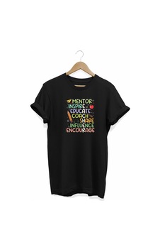 Mevese Bule 24 Kasım Öğretmenler Günü Hediye Temalı Oversize Bisiklet Yaka T-shirt - Siyah Mevese Bule 24 Kasım Öğretmenler Günü Hediye Temalı Oversize Bisiklet Yaka T-shirt - Siyah