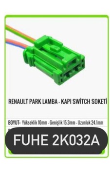 Fhe 2k032a Renault Park Lamba - Kapı Swich Soketi Fhe 2k032a Renault Park Lamba - Kapı Swich Soketi
