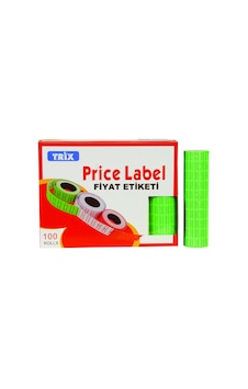 Etiketi- Yeşil- 100'lü Etiketi- Yeşil- 100'lü