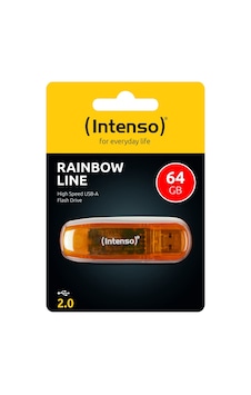 Intenso 64gb Usb2.0 Rainbow Line Flash Bellek 3502490 Intenso 64gb Usb2.0 Rainbow Line Flash Bellek 3502490