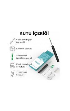 Büro Ev Ofis Personel Kulak Bakımı İçin Akıllı Kulak Temizleme Aparatı Gri Büro Ev Ofis Personel Kulak Bakımı İçin Akıllı Kulak Temizleme Aparatı Gri