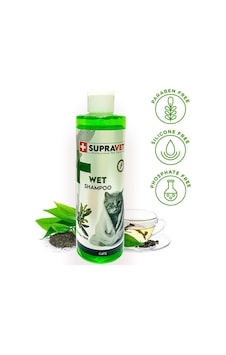 Supravet Dış Parazit Karşıtı Tüy Dökülme Engelleyici Çay Ağacı Özlü Kedi Şampuanı 200 ML Supravet Dış Parazit Karşıtı Tüy Dökülme Engelleyici Çay Ağacı Özlü Kedi Şampuanı 200 ML
