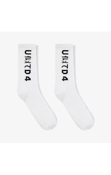 Unıted4 Unisex Beyaz 2'li Çorap U2ss70002 Unıted4 Unisex Beyaz 2'li Çorap U2ss70002