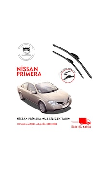 Nissan Primera P12 Silecek Seti Araca Özel Aparat 2002-2 Nissan Primera P12 Silecek Seti Araca Özel Aparat 2002-2