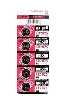 Maxell Cr2025 3v Lityum Düğme Pil 5'li Paket.gzpde