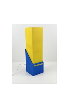 Taraftar Temalı Kişiye Özel 3d Led Gece Lambası - Dekoratif Masa Lambası 34 Cm Fenerbahçe