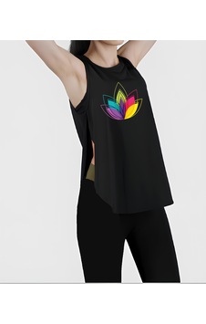 Cda Siyah Yırtmaçlı Lotus Flower Spor Kadın Atlet Siyah Cda Siyah Yırtmaçlı Lotus Flower Spor Kadın Atlet Siyah