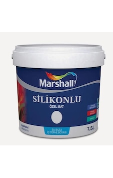 Marshall Silikonlu Özel Mat Beyaz 7,5 Lt (10 Kg) (513008204)