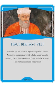 Türk Büyükleri - Hacı Bektaş-I Veli Afişi Türk Büyükleri - Hacı Bektaş-I Veli Afişi