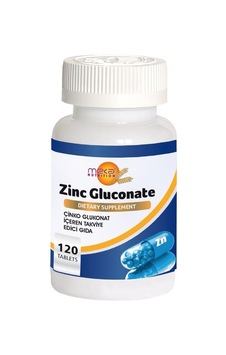 Meka Nutrition Zinc Gluconate 120 Tablet Çinko Glukonat Meka Nutrition Zinc Gluconate 120 Tablet Çinko Glukonat