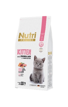 Nutri Feline Somon Etli Yavru Kedi Maması 10 KG Nutri Feline Somon Etli Yavru Kedi Maması 10 KG